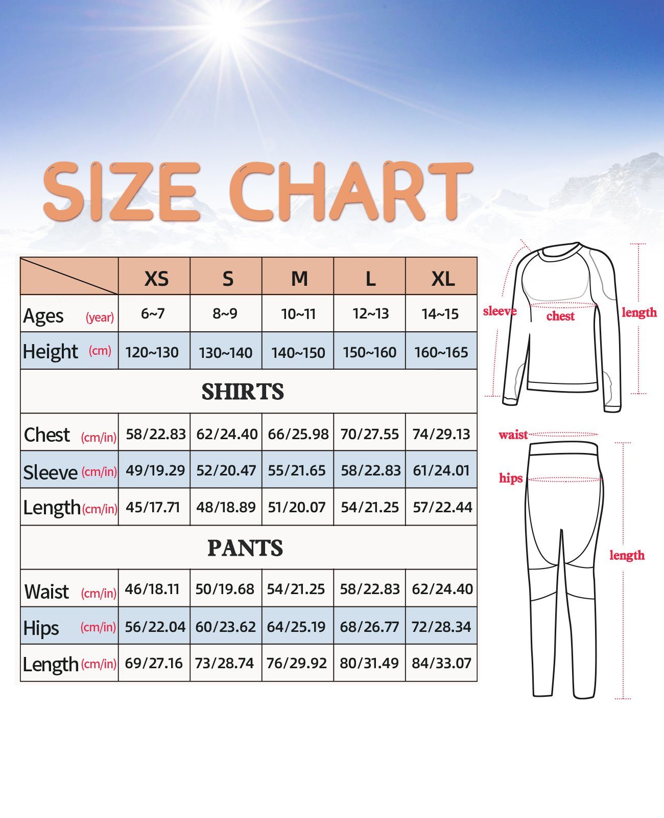 MEETYOO Thermounterhemd Jungen Kinder Thermounterwäsche Set (Funktionswäsche, Skiunterwäsche, Sportunterwäsche Base Layer) Lange Unterhose set Unterhemd und Unterhose