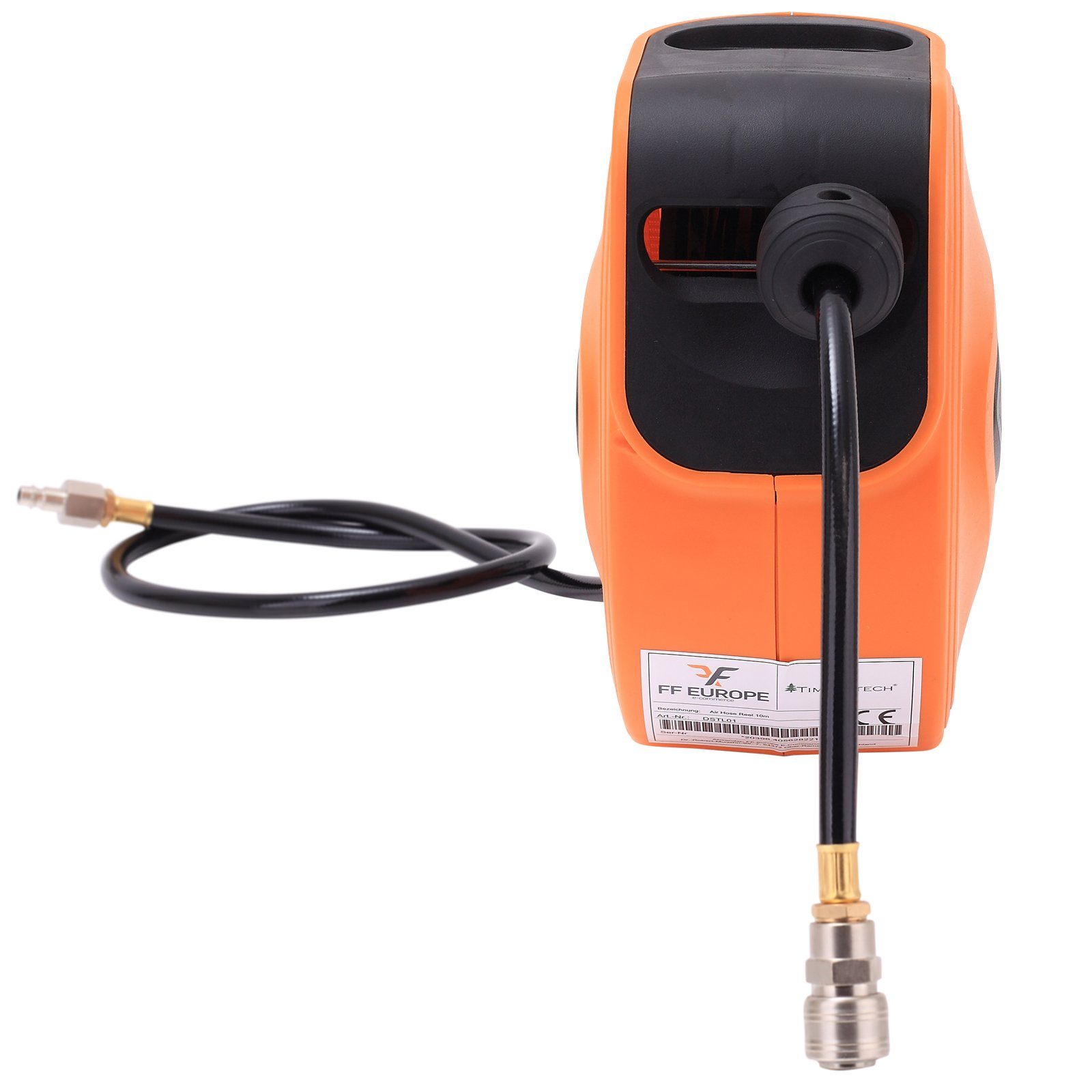 TIMBERTECH Schlauchtrommel Druckluftschlauchtrommel - automatik Aufroller, 10m/20m/30m lang