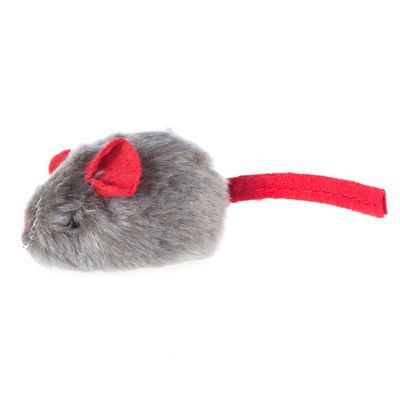 Katzenspielzeug Maus mit Katzenminze und Stimme