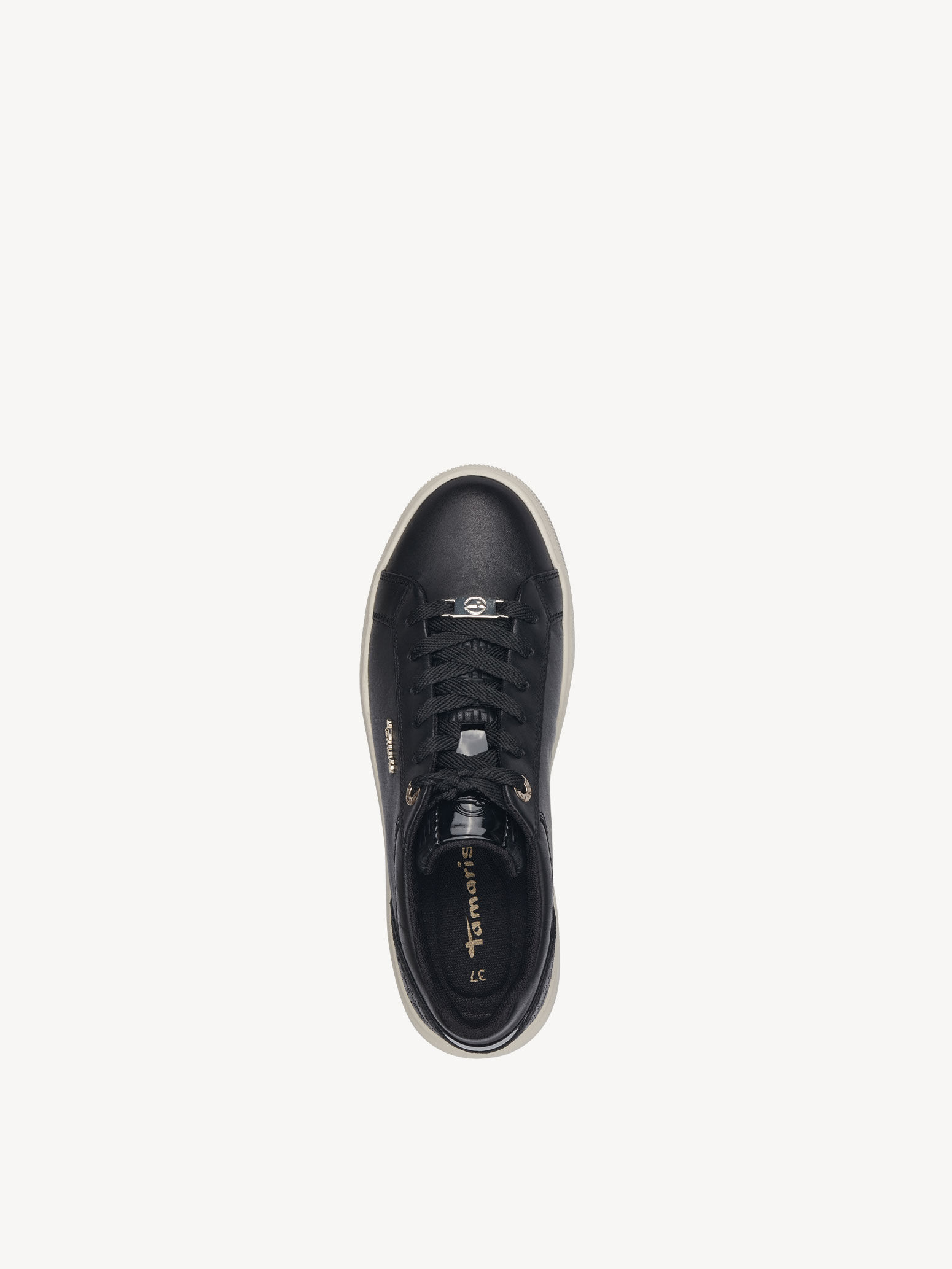 Basket en cuir - noir