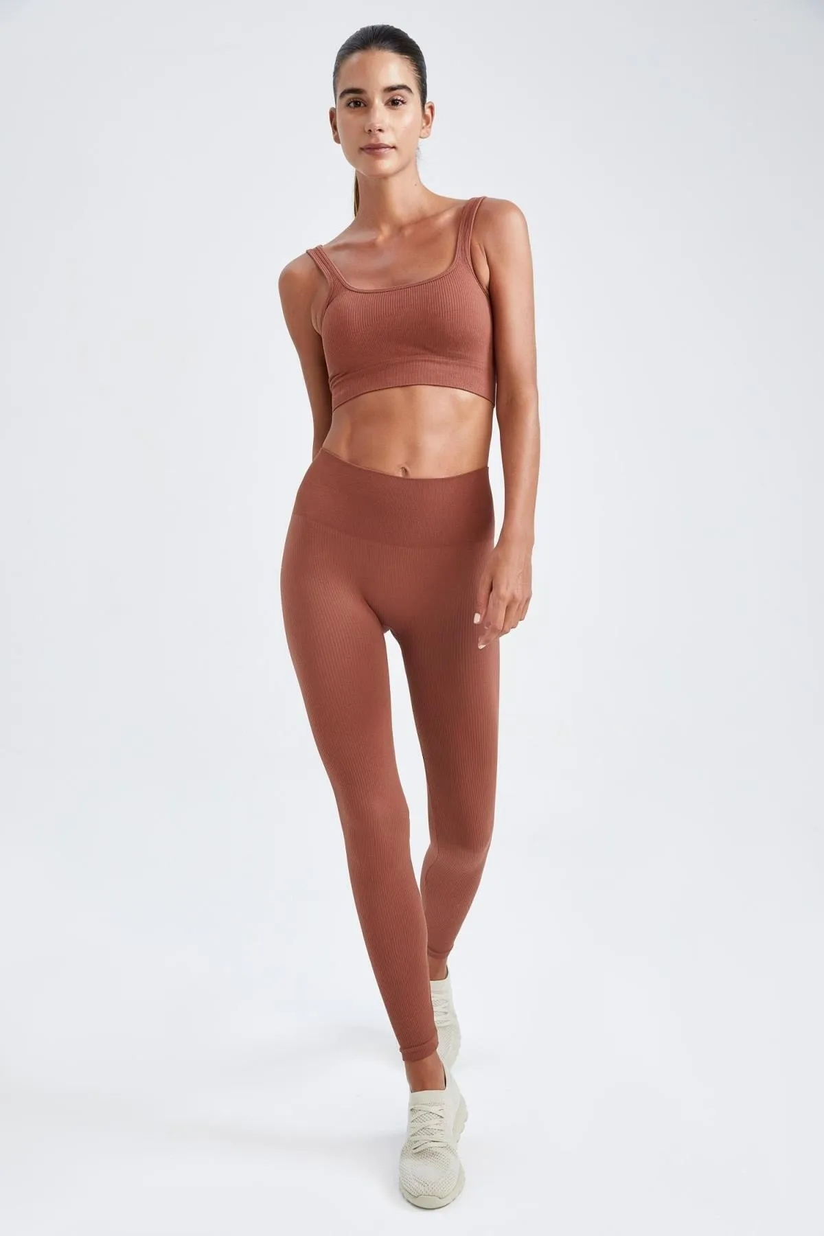 DeFacto  Passgenaue, nahtlose Leggings mit hoher Taille