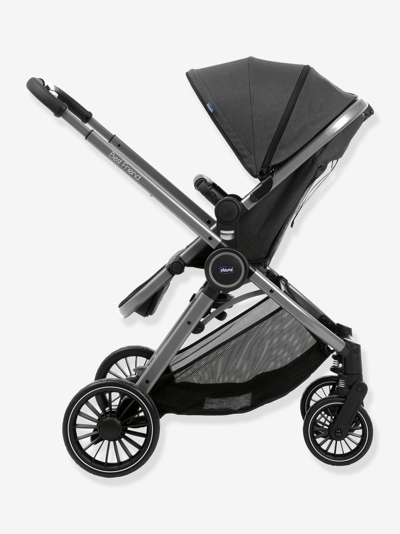 Chicco Kombi-Kinderwagen TRIO BEST FRIEND+ COMFORT I-SIZE CHICCO - schwarz pirate black