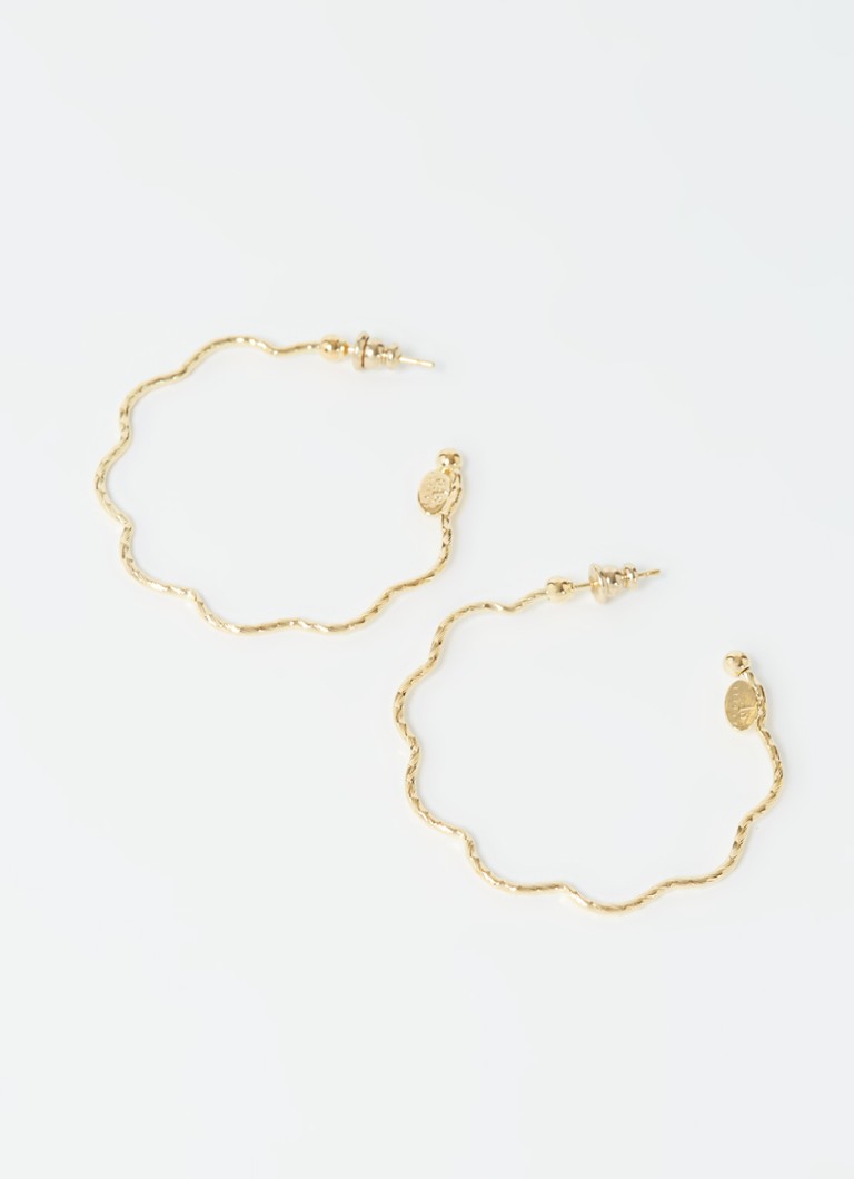 Επιχρυσωμένα σκουλαρίκια Gas Bijoux Florette