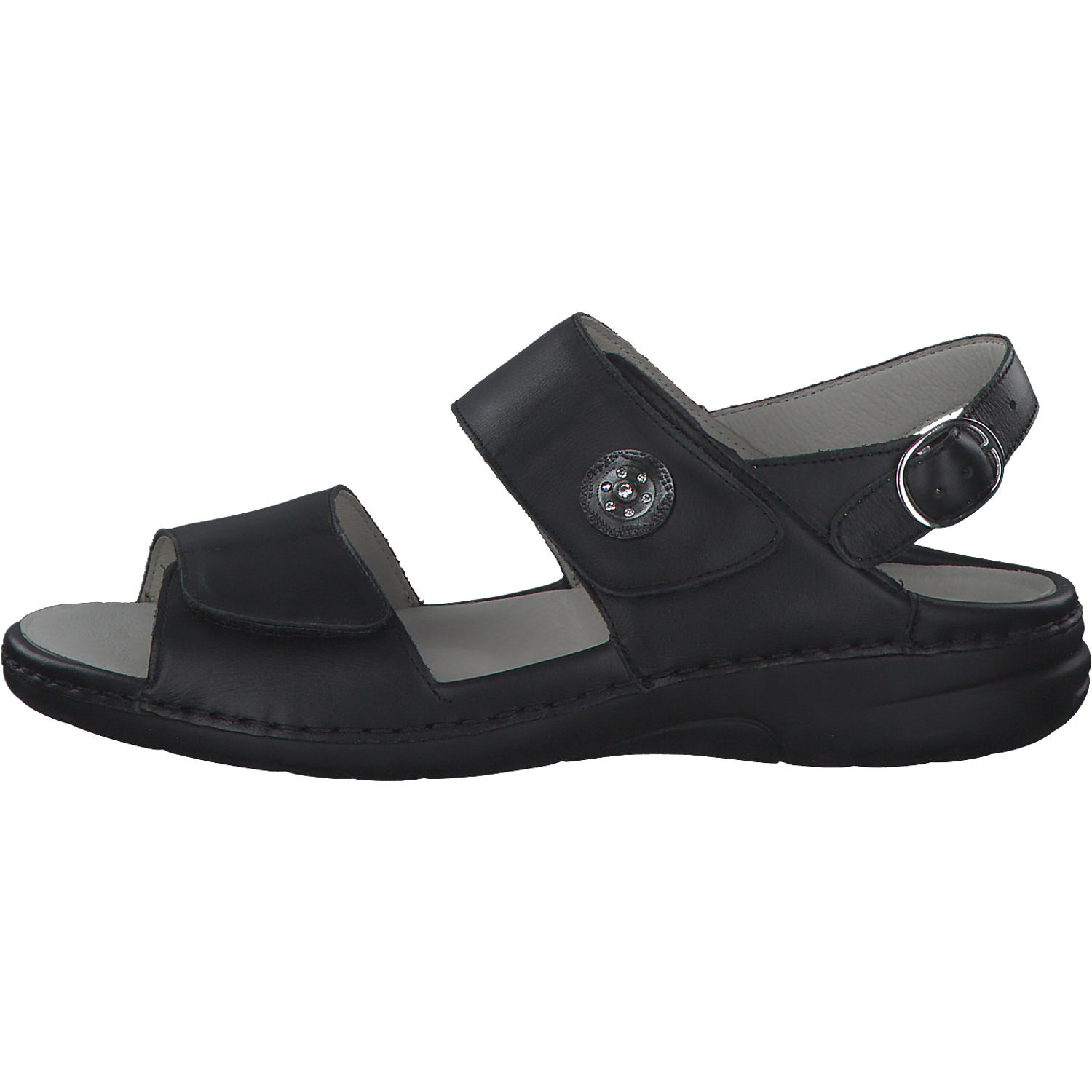 Waldläufer Gunna 204001, Sandaletten, Damen, schwarz