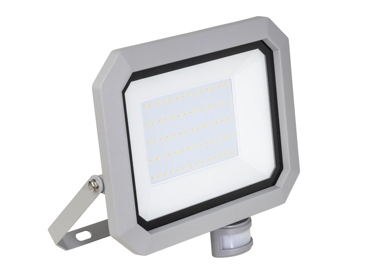 Schwabe 46408 Slimline LED-Lampe IP44 50W mit Bewegungsmelder