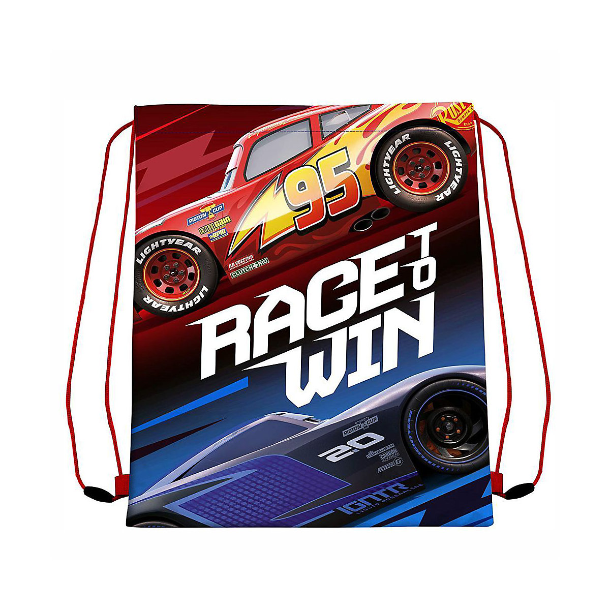 Sportbeutel 40 x 30 cm |   Cars | Turnbeutel | Schwimm-Tasche