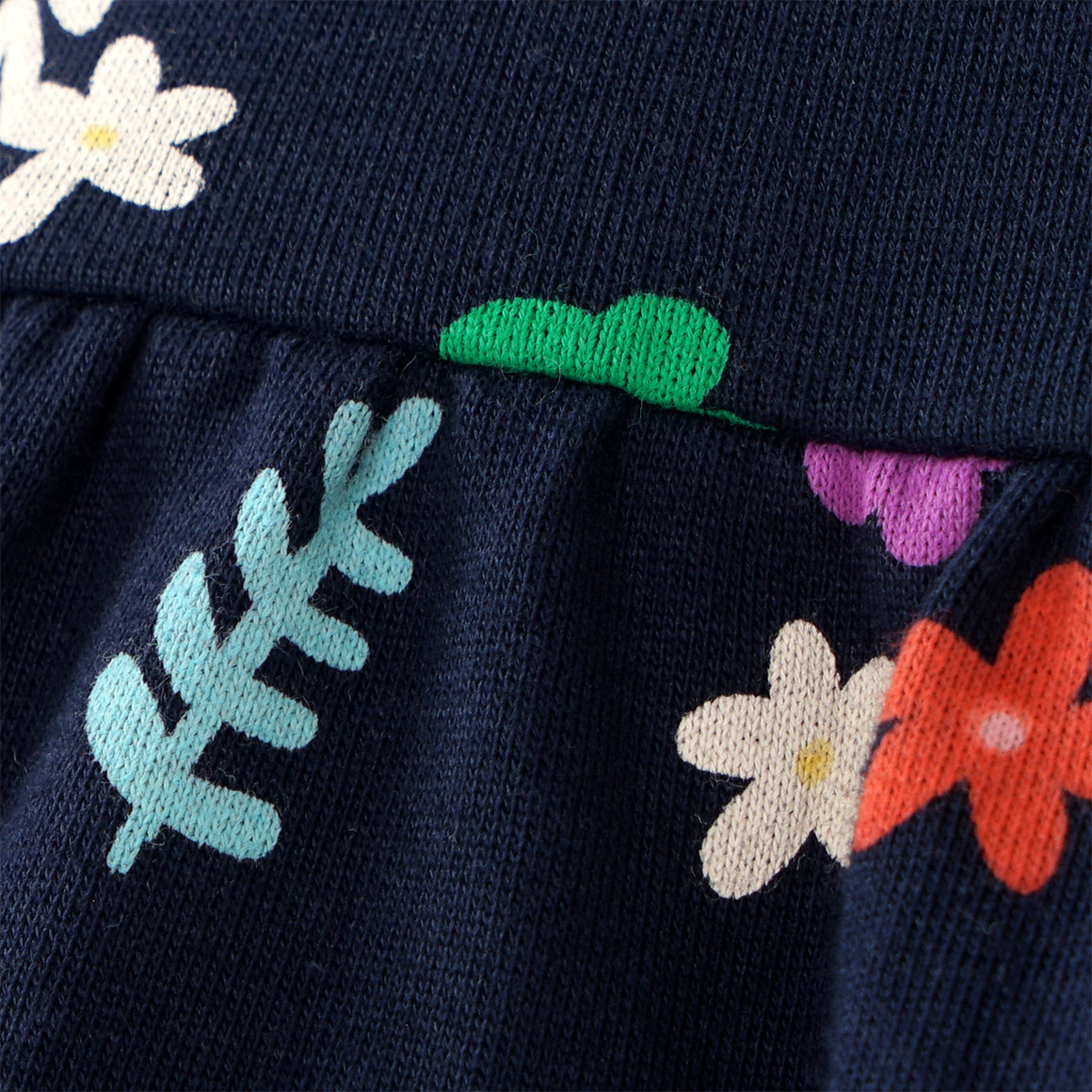 Baby Sweatkleid mit bunten Motiven