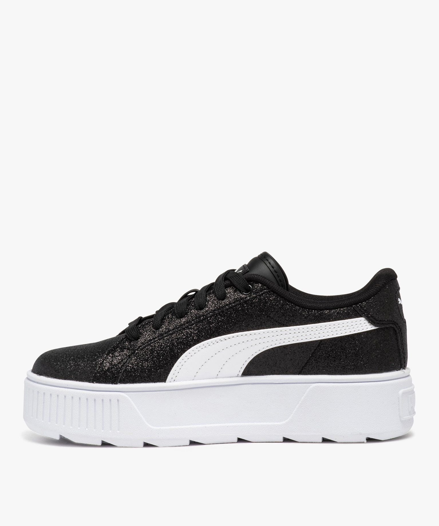 Baskets femme pailletées à semelle plateforme - Puma noir | GEMO
