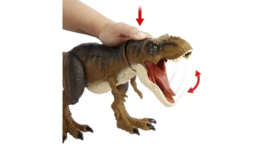 Jurassic World - 2 Jurassic World Dinosaurier Tyrannosaurus Rex und Velociraptor mit Kampfschäden