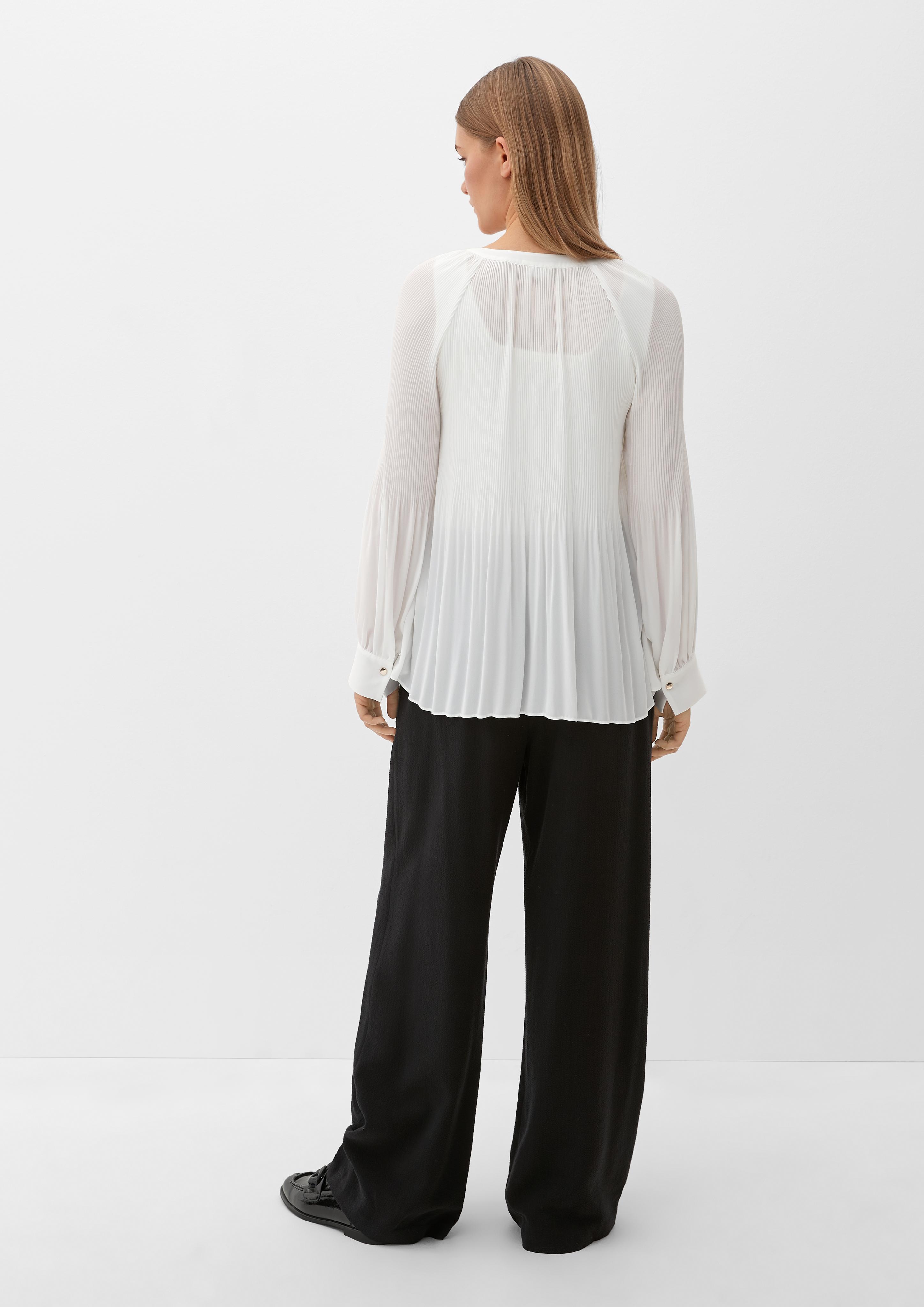 Bluse mit Plissée-Struktur  2121714-0200