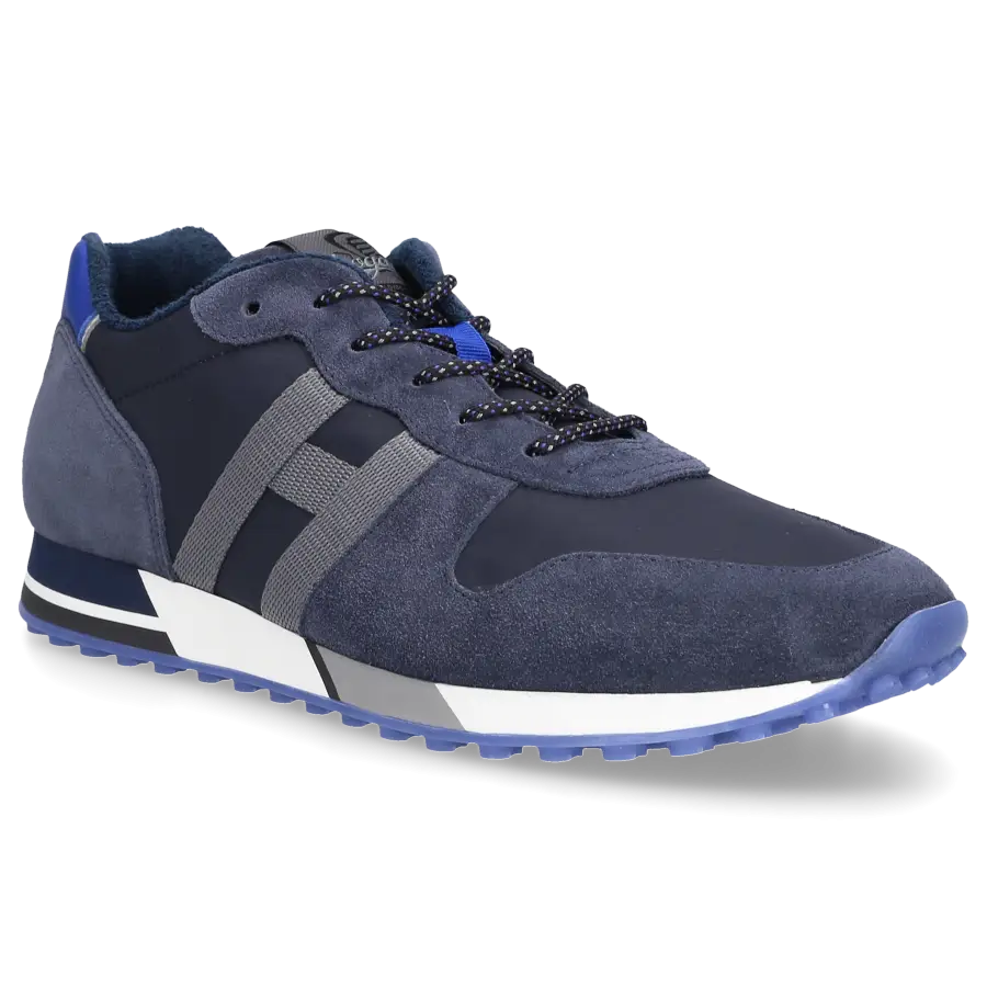 Hogan - Sneaker low H383 Veloursleder - blau