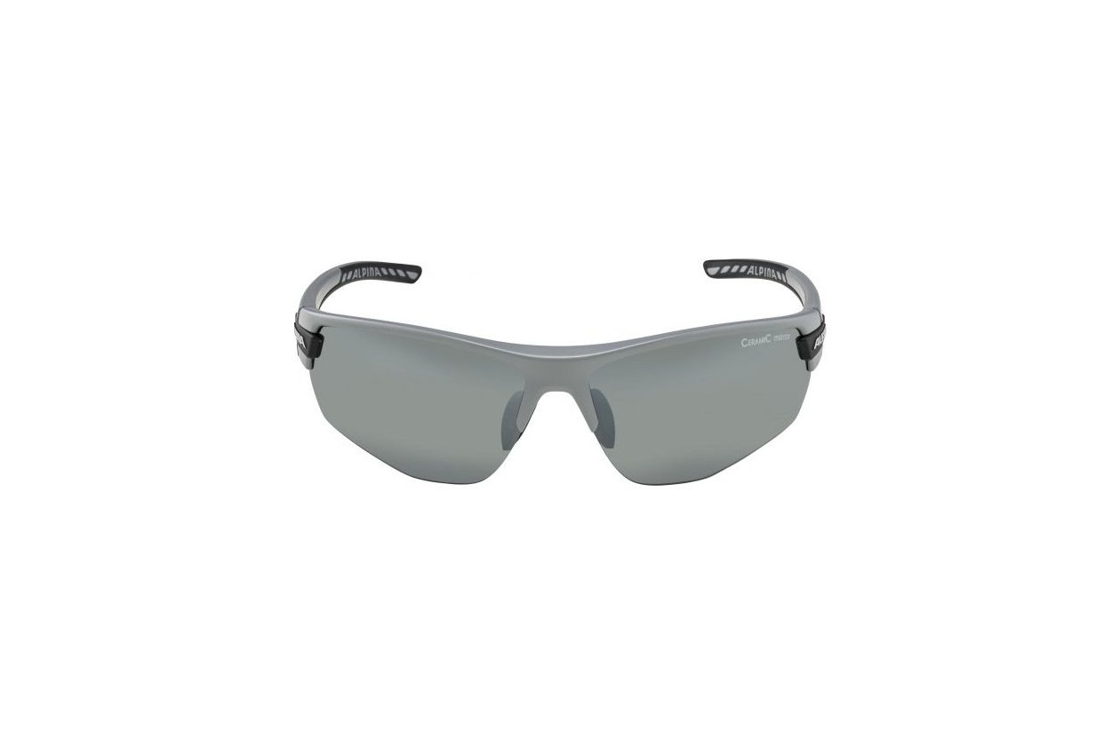 Alpina Tri-Scray 2.0 HR grey matt  / black-clear-orange mirror