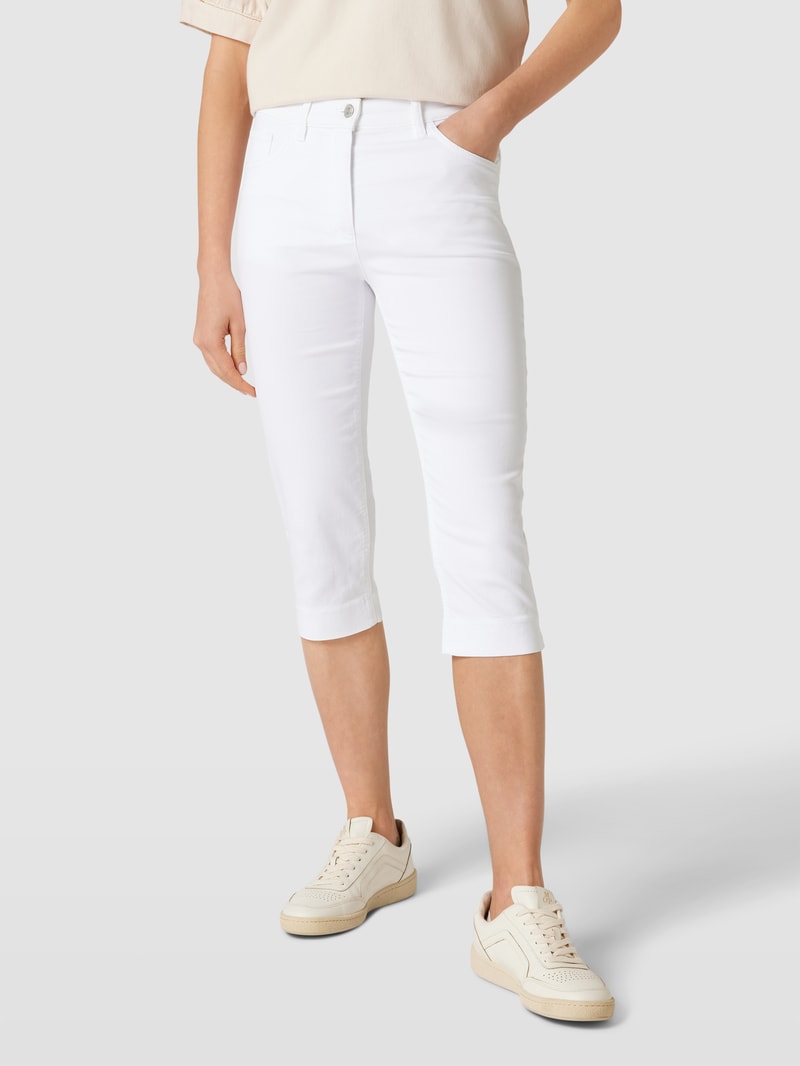 Bermudas im 5-Pocket-Design Modell 'CAPRI' in weiß