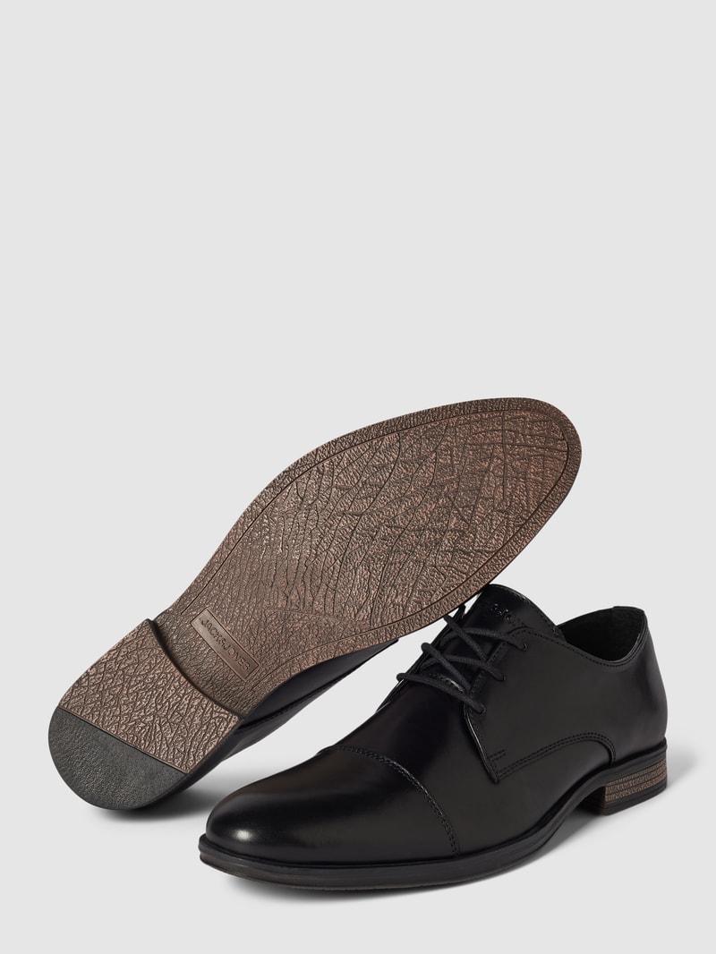Derby-Schuhe mit Schnürverschluss Modell 'RAYMOND' in schwarz