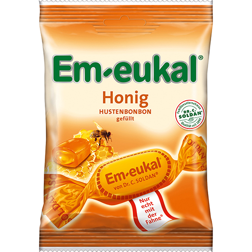 EM-EUKAL Bonbons Honig gefüllt zuckerhaltig  75 g  Bonbons