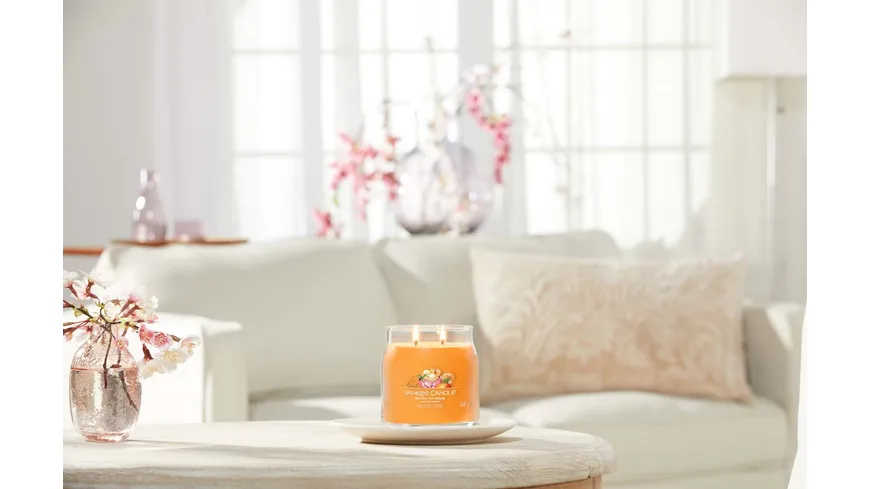 Yankee Candle Duftkerze Signature Medium Jar Mango Ice Cream Mango Ice Cream