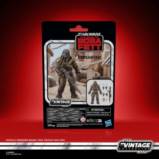 Star Wars: The Book of Boba Fett Vintage Collection Actionfigur Krrsantan 10 cm