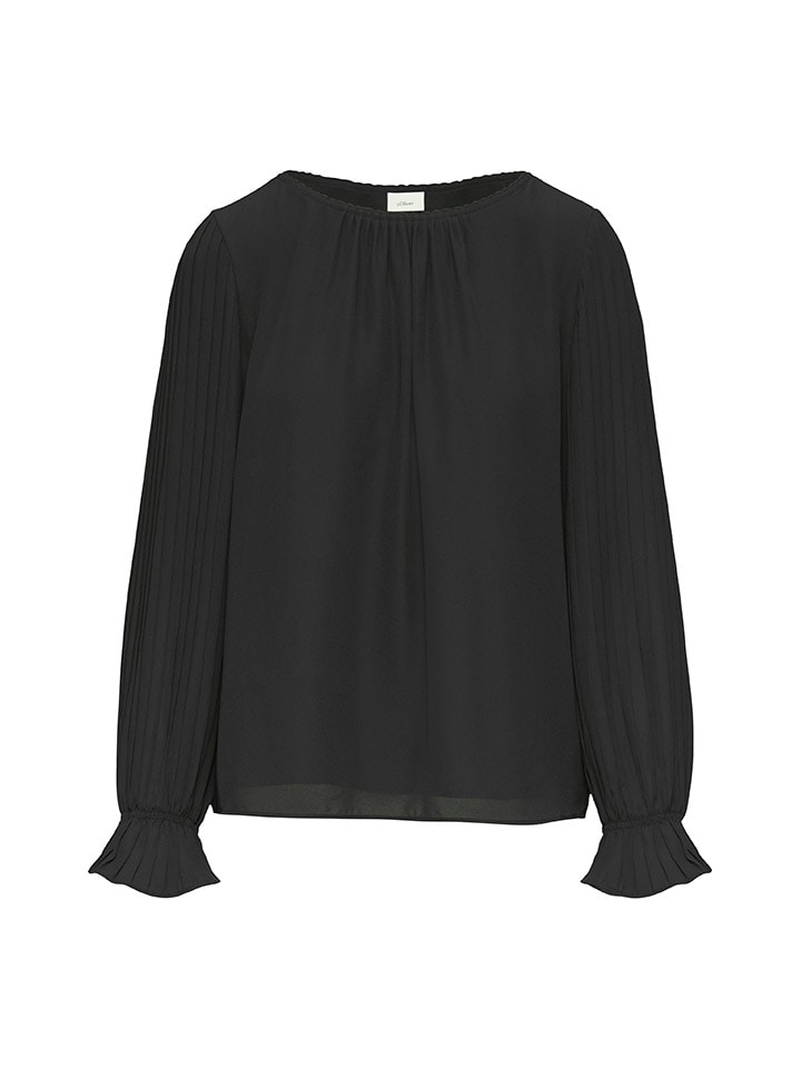 comma Bluse in Schwarz günstig kaufen