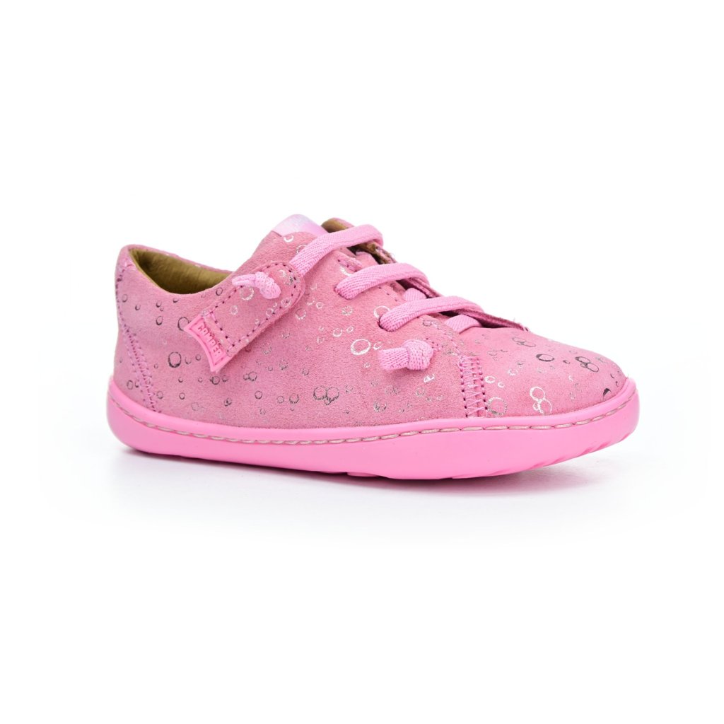 Camper Peu Cami Rug Bubbles Bombon Pink (80212-109, First Walkers) Barfußschuhe
