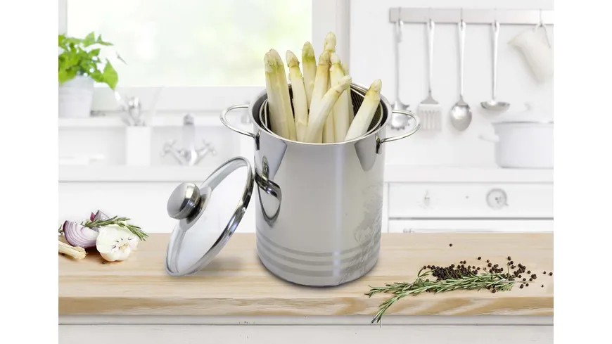 ELO Spargeltopf Brilliant Ø 16cm silber