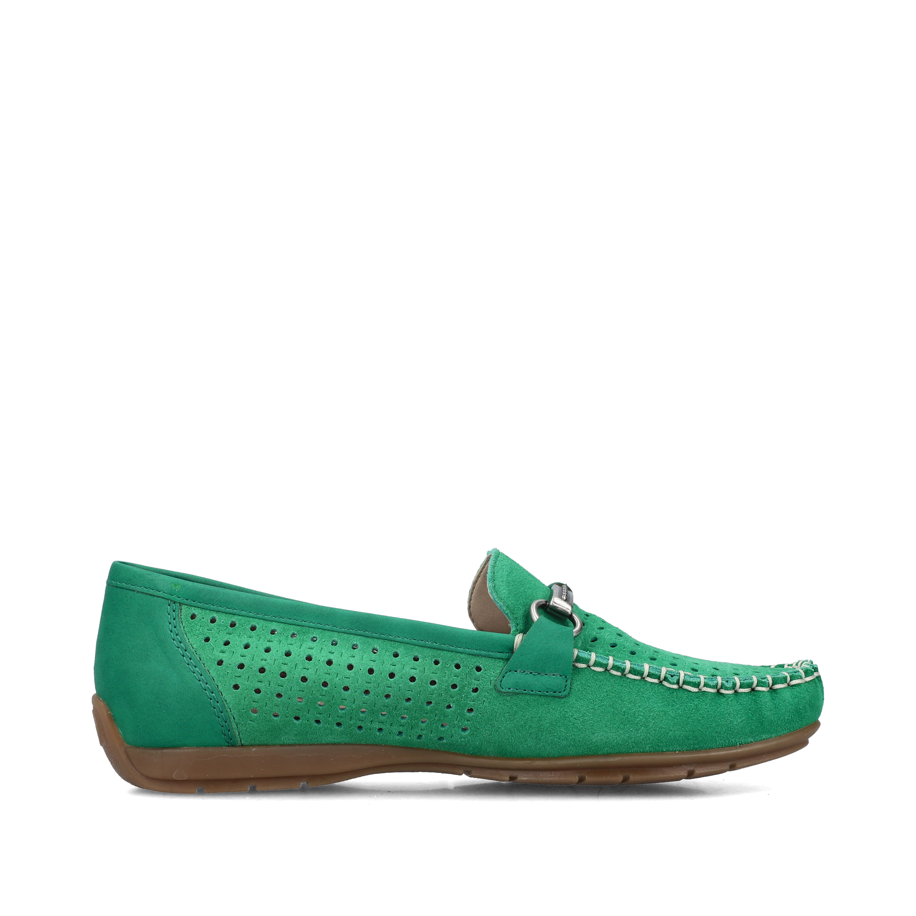 Rieker Damen Loafer grasgrün