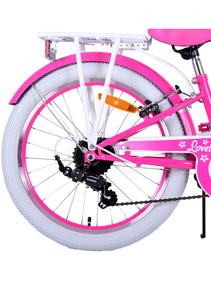 Volare Kinderfahrrad Lovely Fahrrad für Mädchen 20 Zoll Kinderrad in Rosa 6 Jahre günstig kaufen onesize