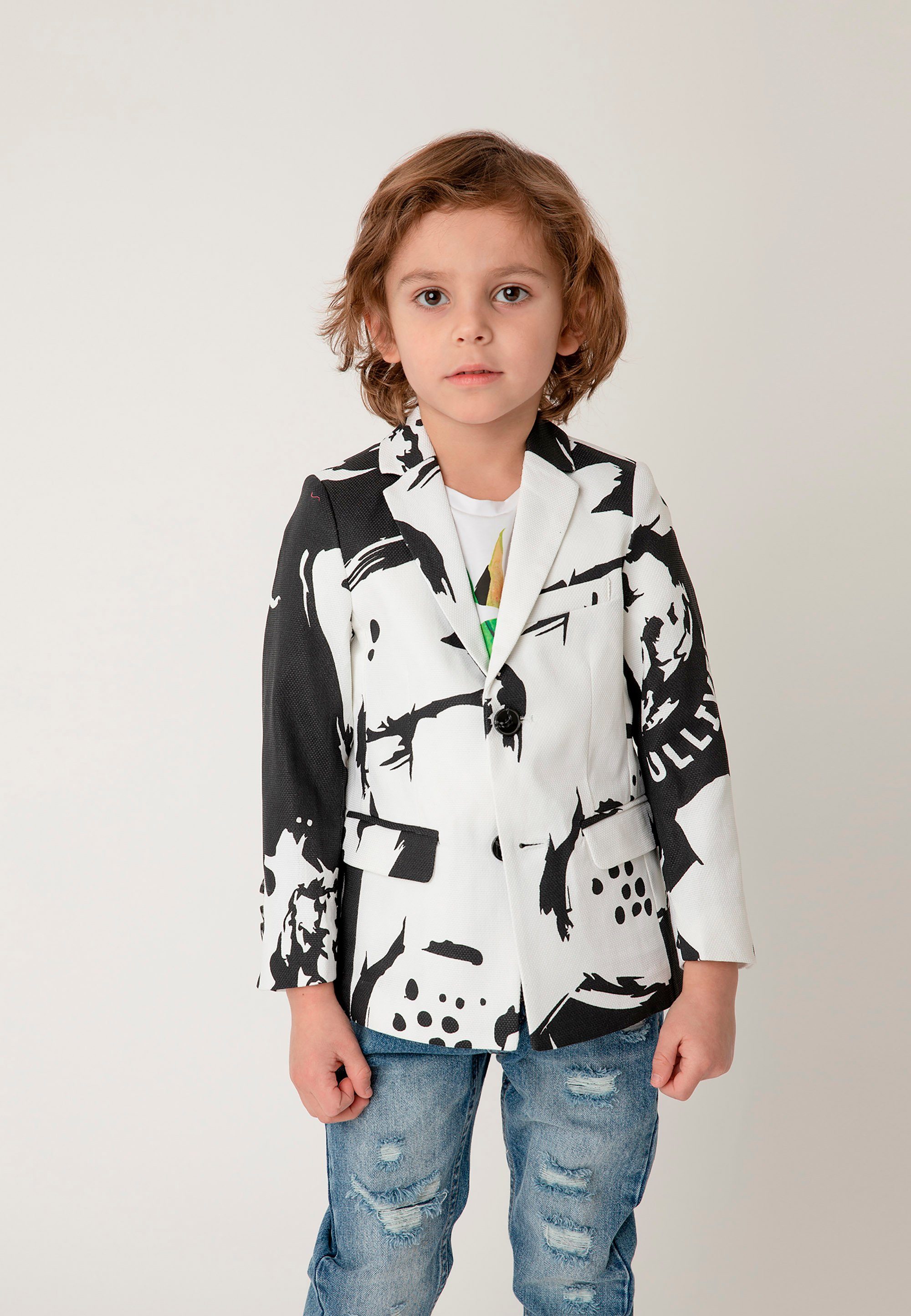 Gulliver Sakko mit auffälligem Print
