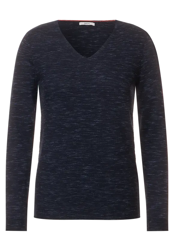 CECIL Struktur Streifen Pullover