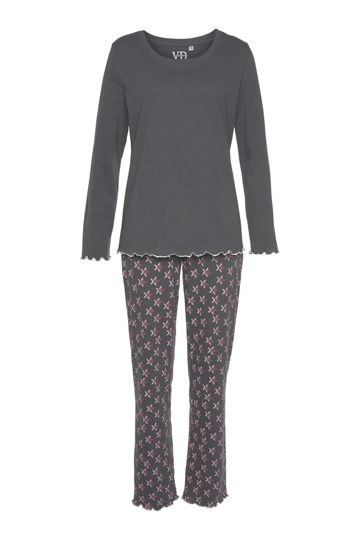 Vivance  Pyjama set - Braun - Unifarben