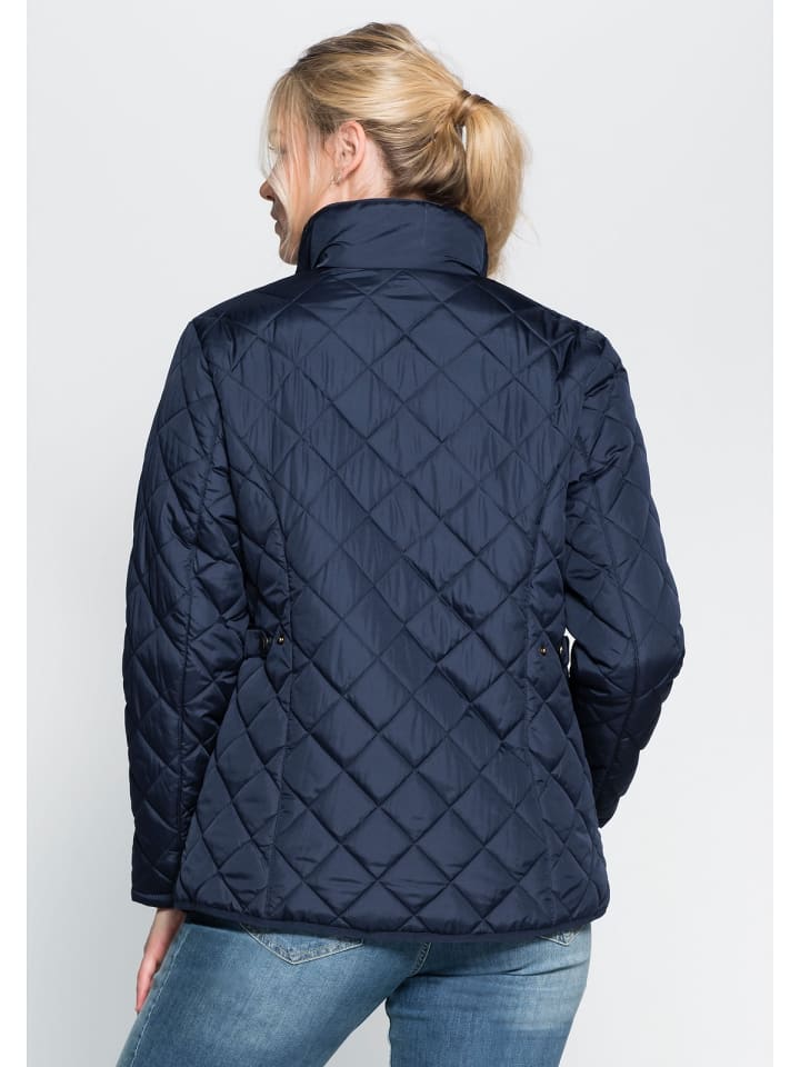 sheego Steppjacke in marine günstig kaufen