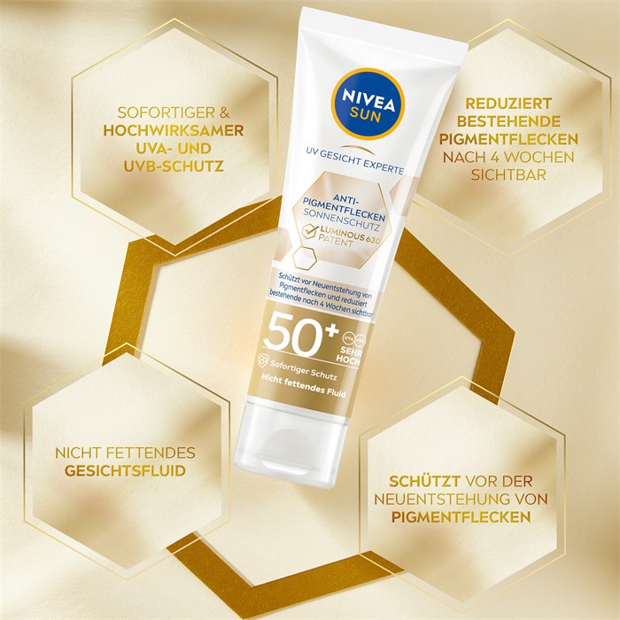 Anti-Pigmentflecken Sonnenschutz LSF50+