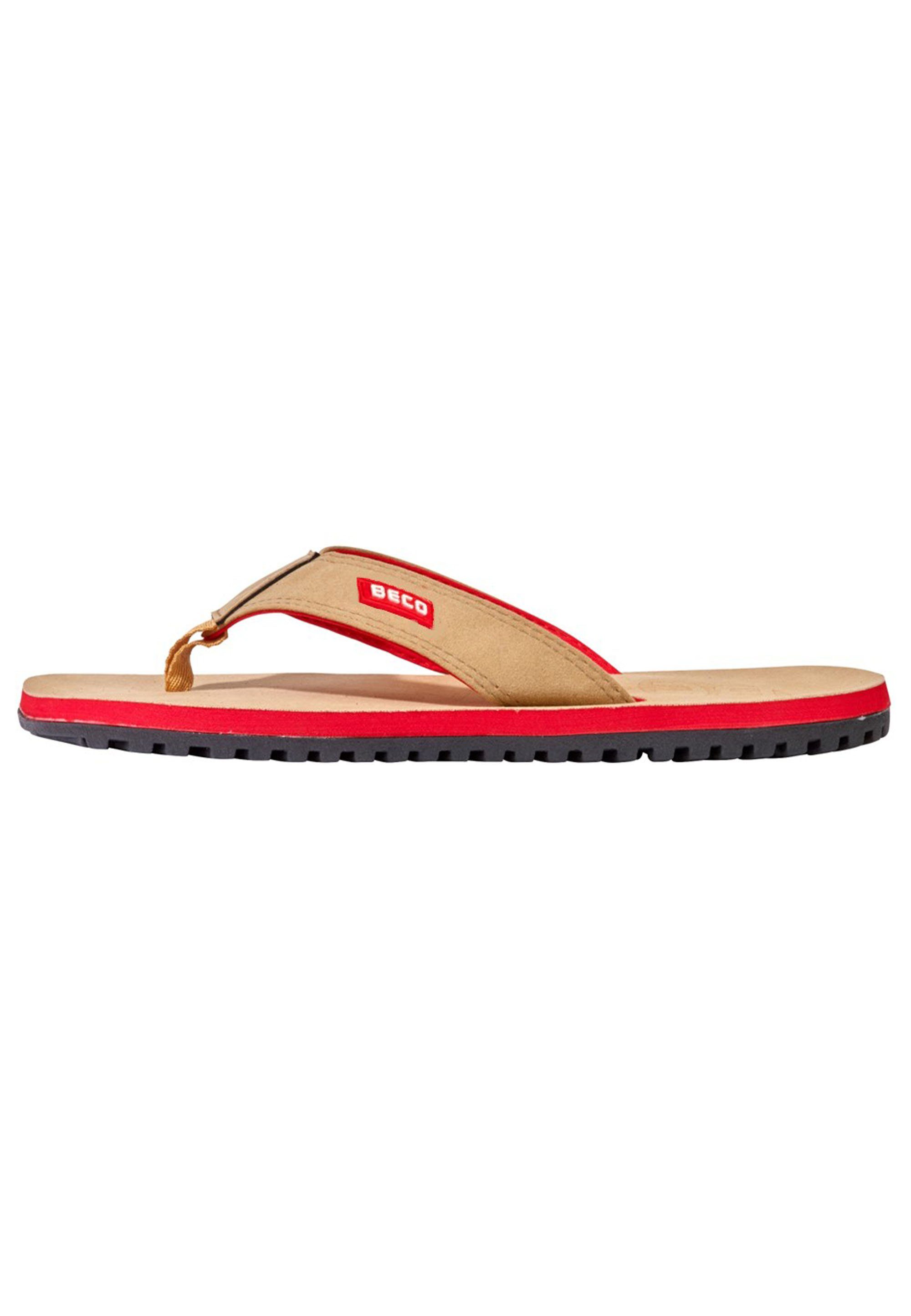Beco Beermann BEactive V-Strap Zehentrenner in cooler Wildleder-Optik