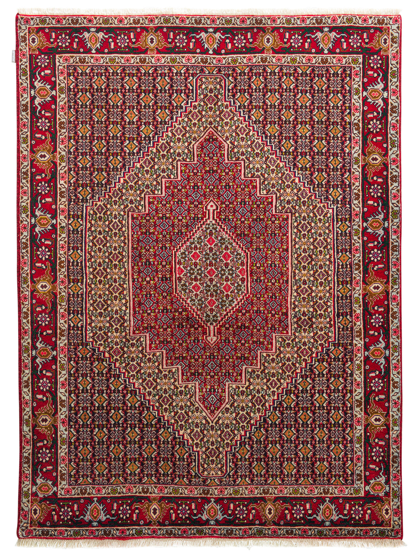 Senneh ca. 125 x 168 cm, Unikat / Einzelstück
