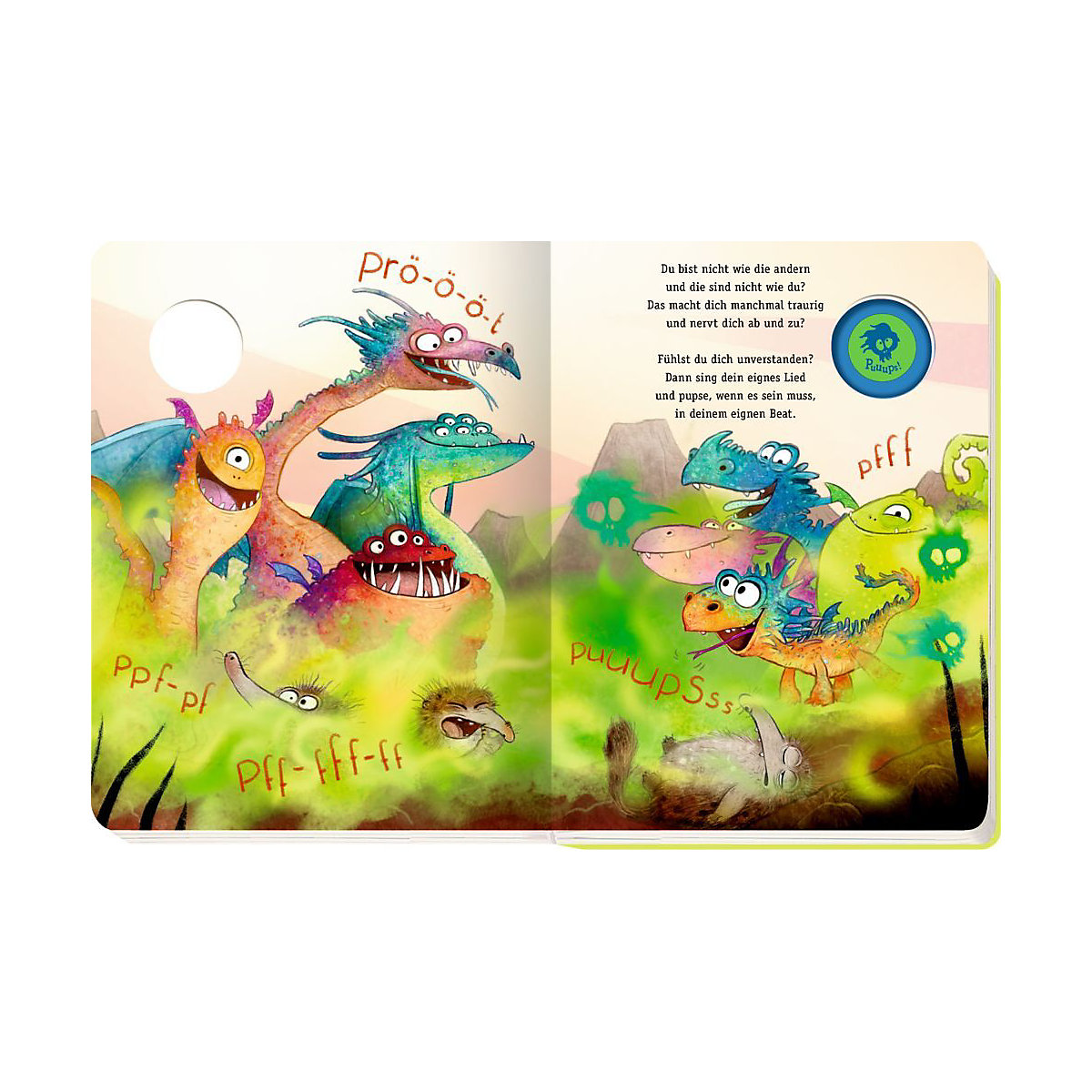 Furzipups, der Knatterdrache, mit Pups-Geräuschen