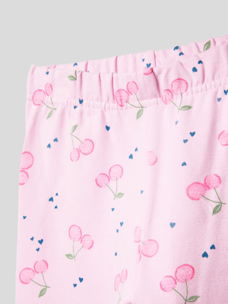 Leggings mit elastischem Bund in hellrosa