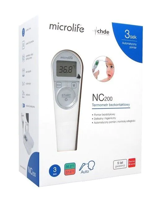 „Microlife NC 200“ bekontaktis termometras