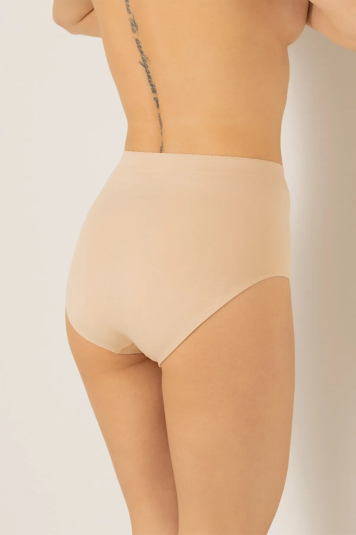 Doremi  Nahtloser, nahtloser Slip für Damen mit hoher Taille