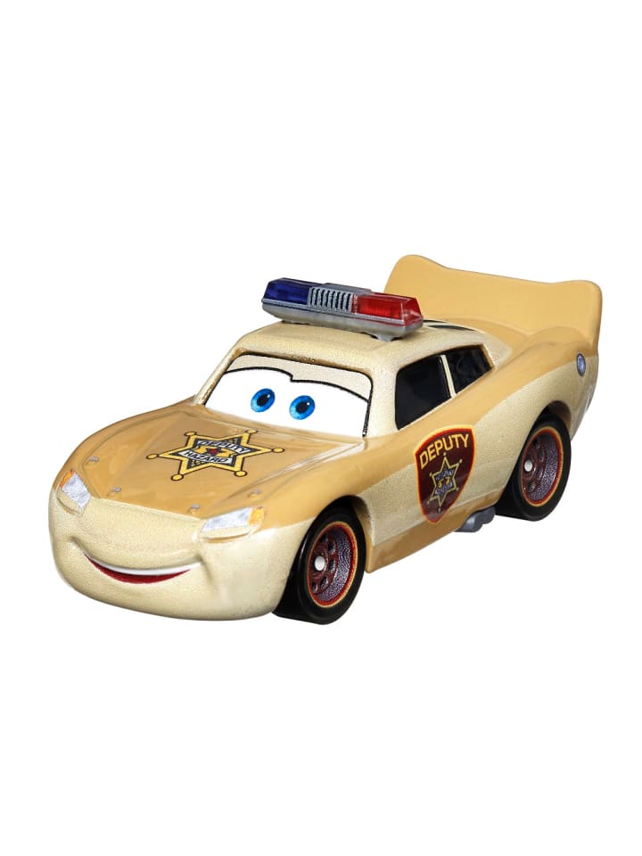 Disney Cars Fahrzeug Racing Style | Die Cast 1:55 Auto in Lightning Deputy günstig kaufen onesize