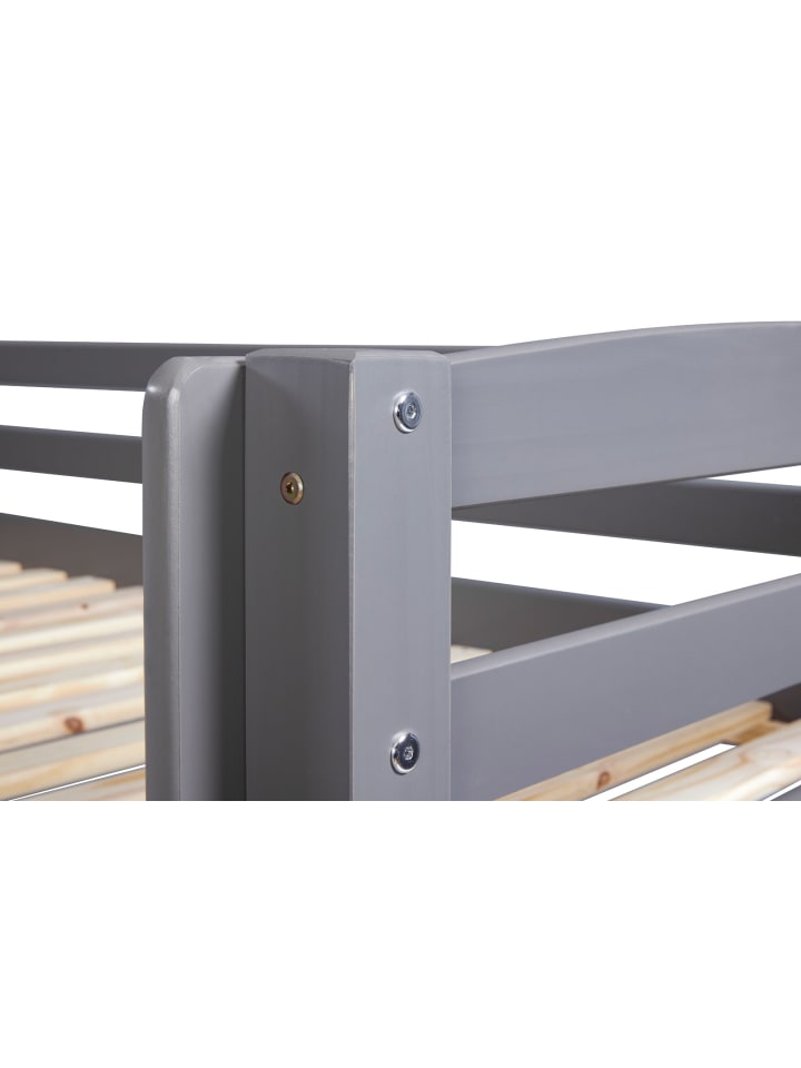 ebuy24 Etagenbett Lavius Grau 210 x 102 cm günstig kaufen onesize