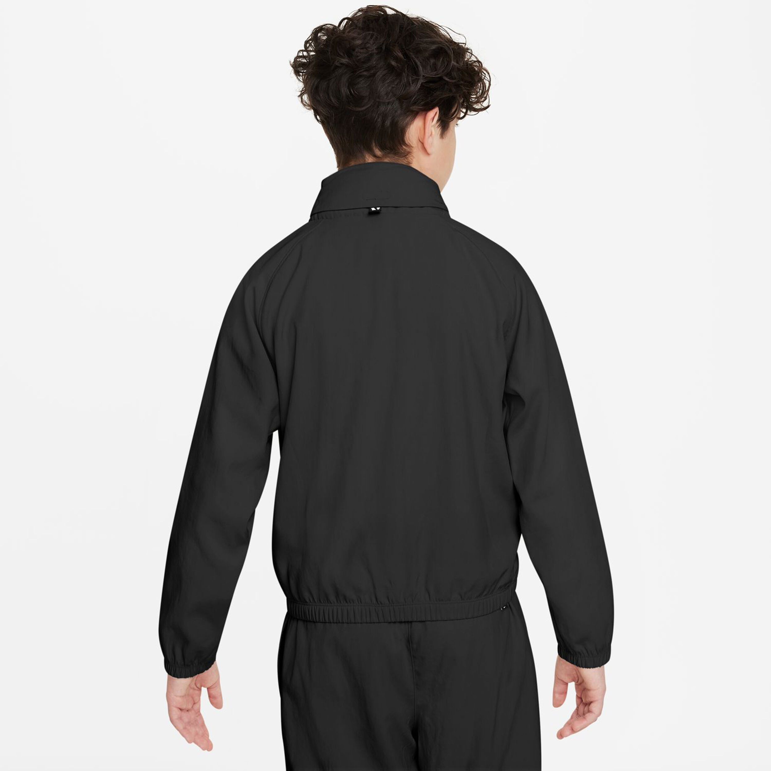 1/2-Zip Hoody Jungen - Schwarz