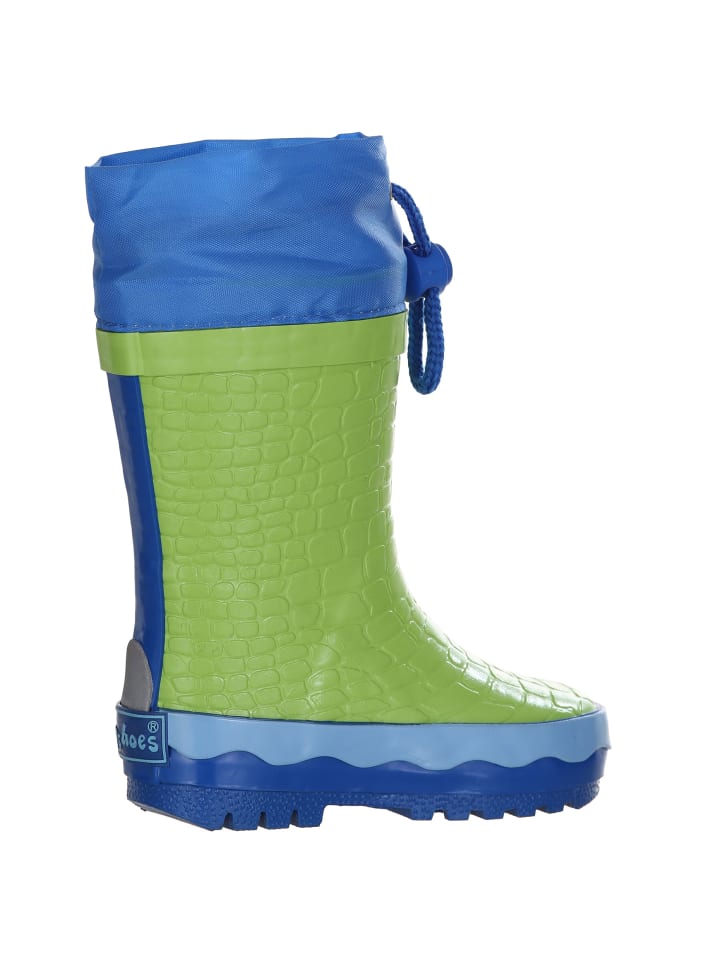 Playshoes Gummistiefel Dino in Grün günstig kaufen