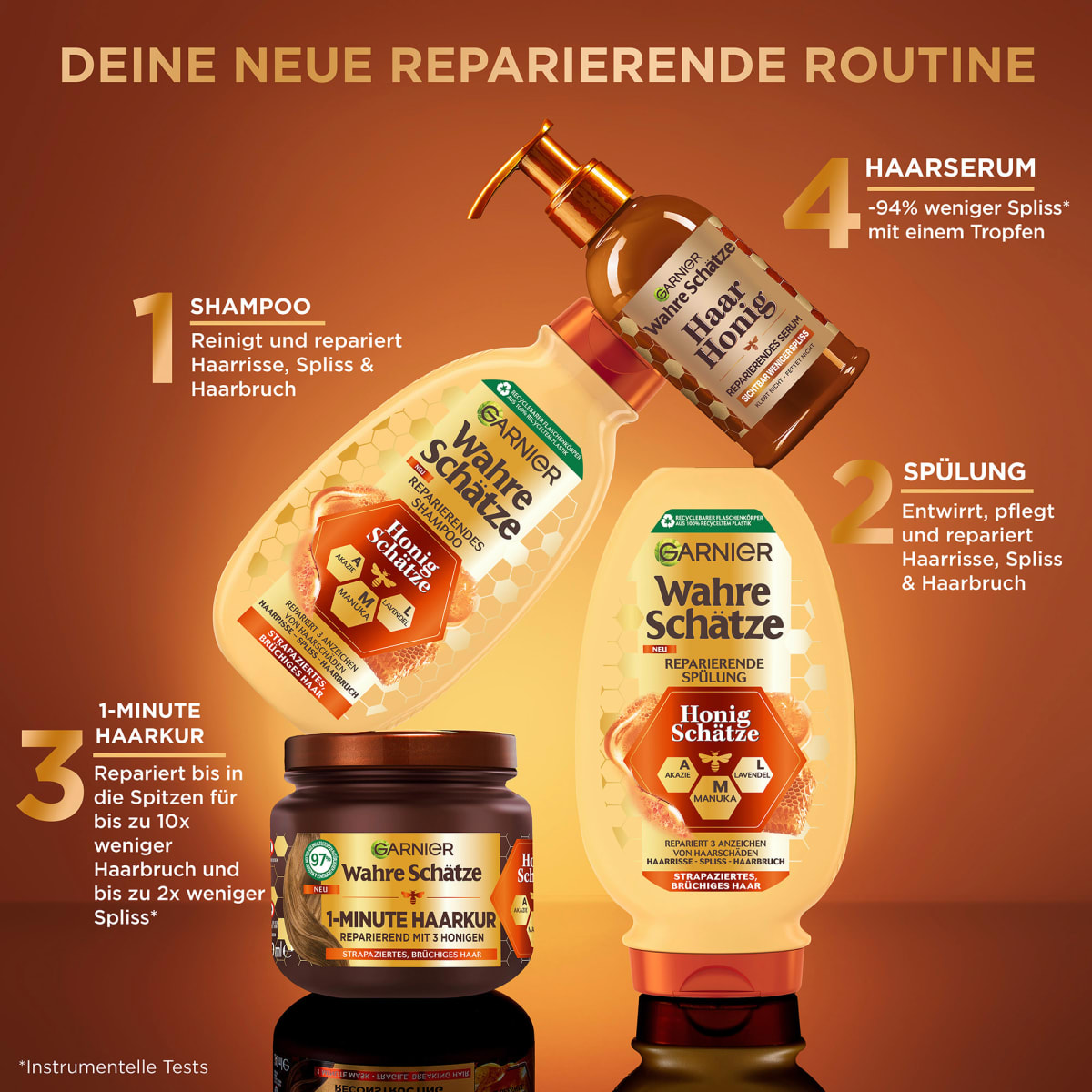 Shampoo Honig Schätze, 400 ml