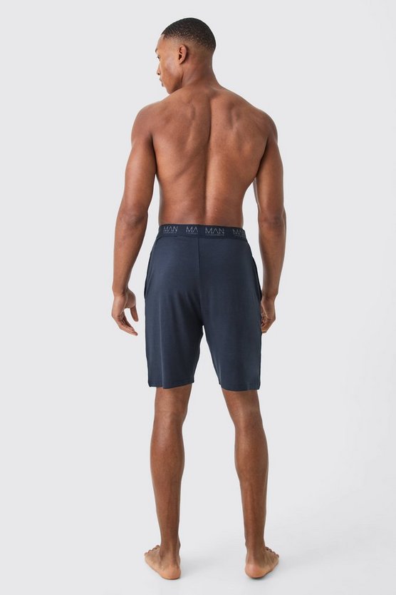 Premium Loungewear-Shorts mit elastischem Bund
