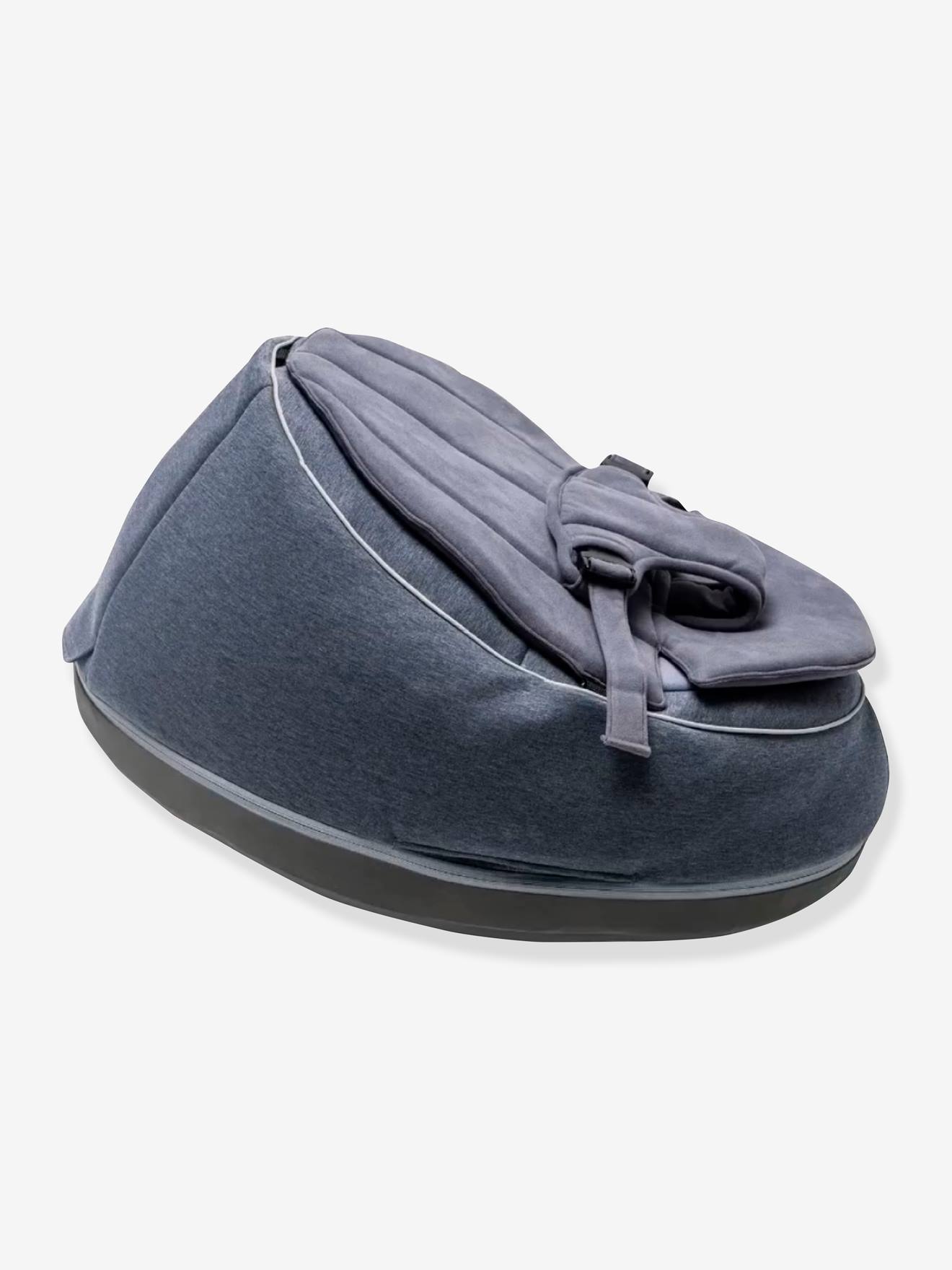 Transat et pouf Doomoo Seat’n Swing BABYMOOV avec balancelle intégrée anthracite