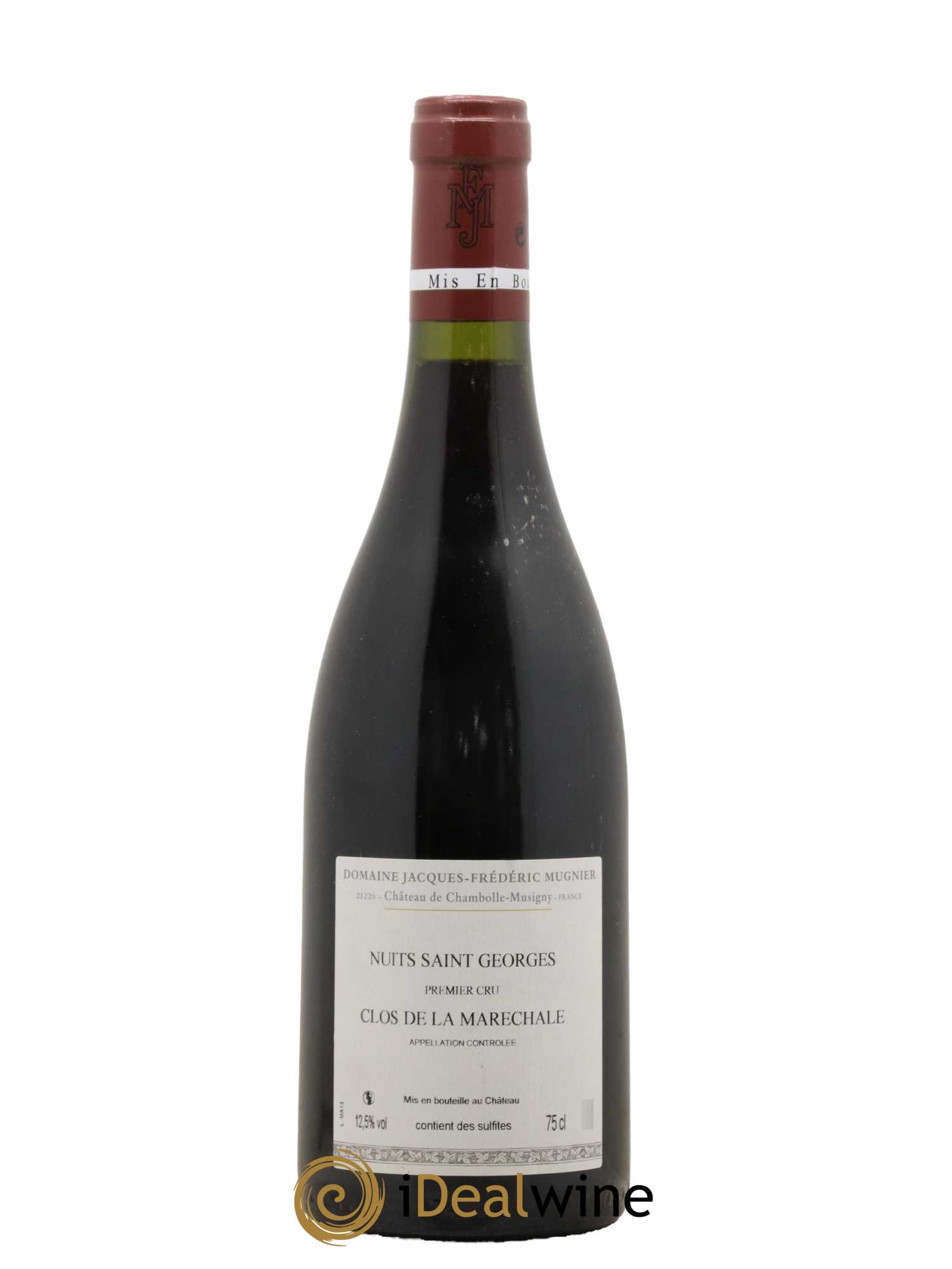 Nuits Saint-Georges 1er Cru Clos de La Maréchale Jacques-Frédéric Mugnier  2013 - Lot de 1 Bouteille
