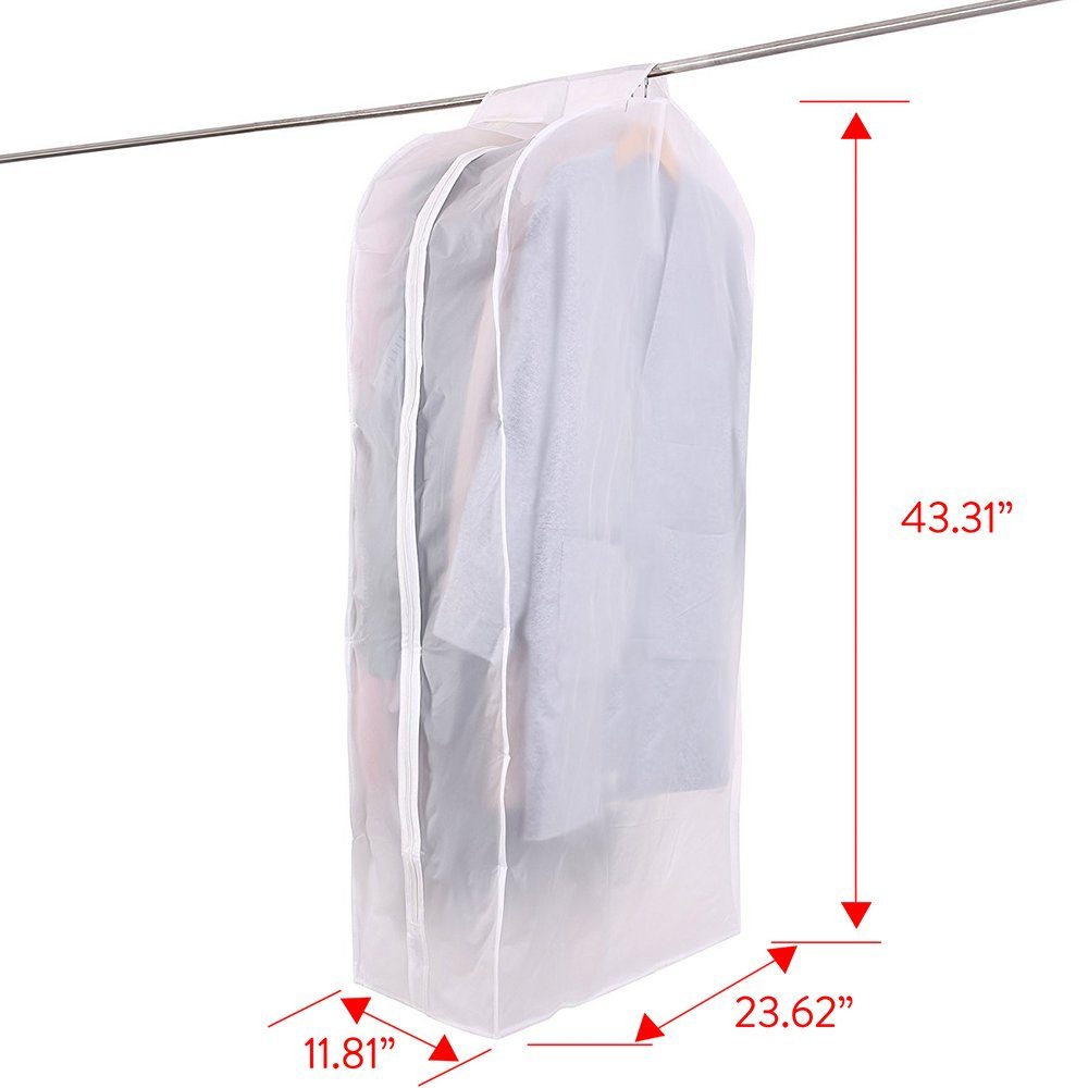 FeelGlad Kleiderschutzhülle Transparente Kleiderabdeckung