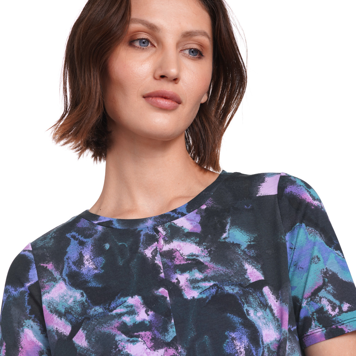 Damen Yoga-T-Shirt mit Knotendetail
