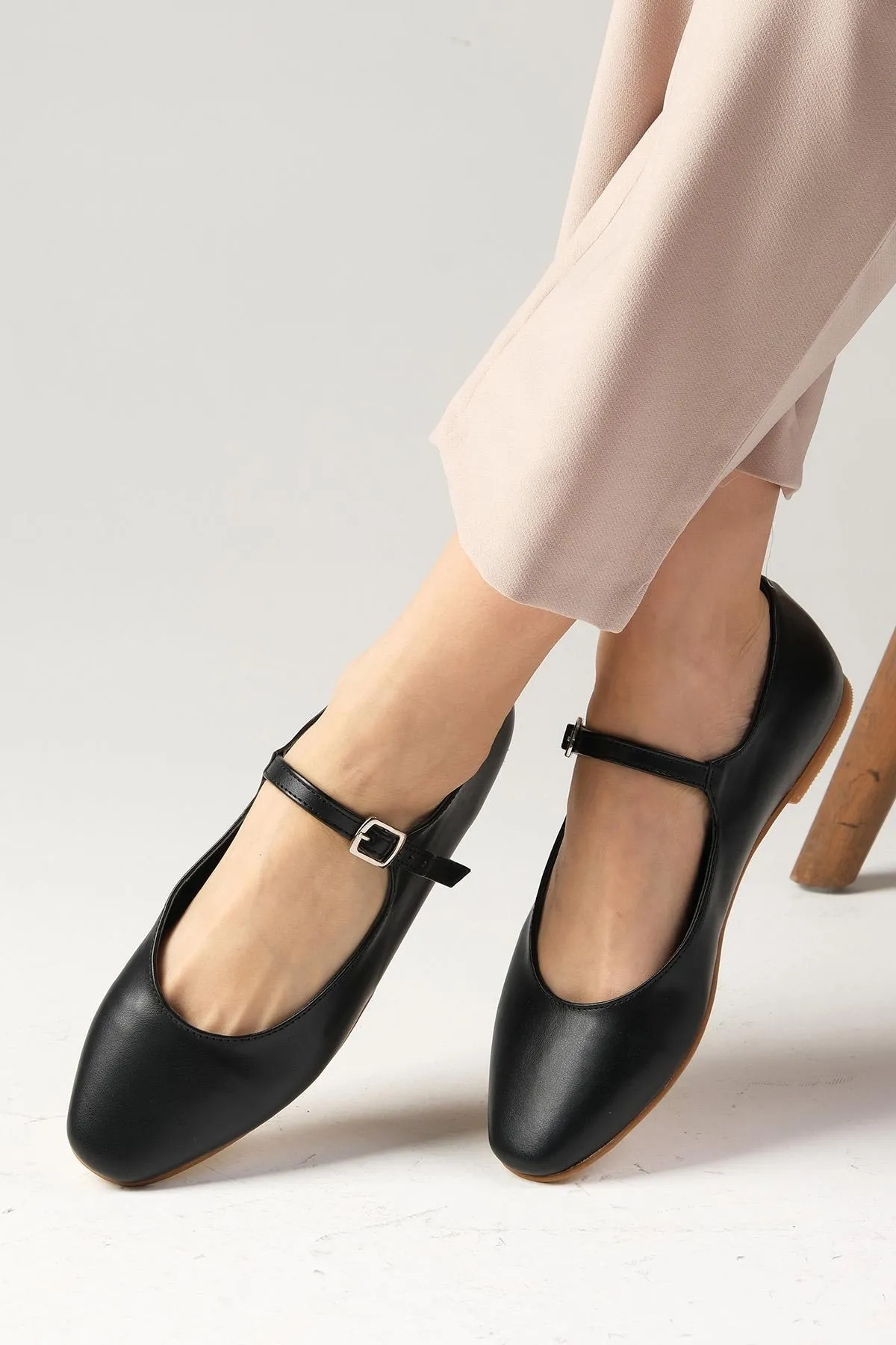 Mio Gusto  Ballerina - Schwarz - Flacher Absatz