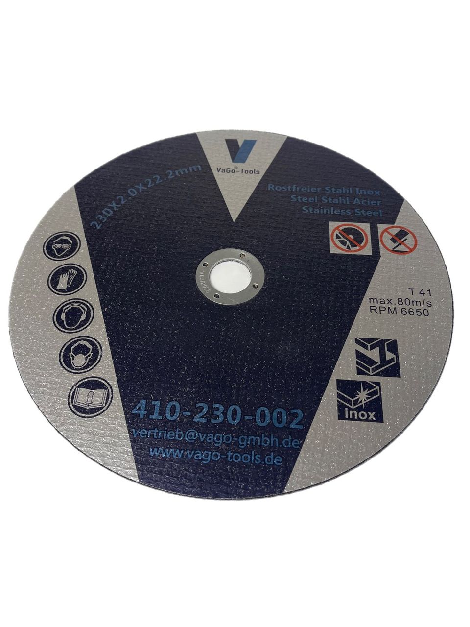 Vago-Tools Trennscheiben Flexscheiben 230mmx2mm Edelstahl Metall Stahl 100 Stück