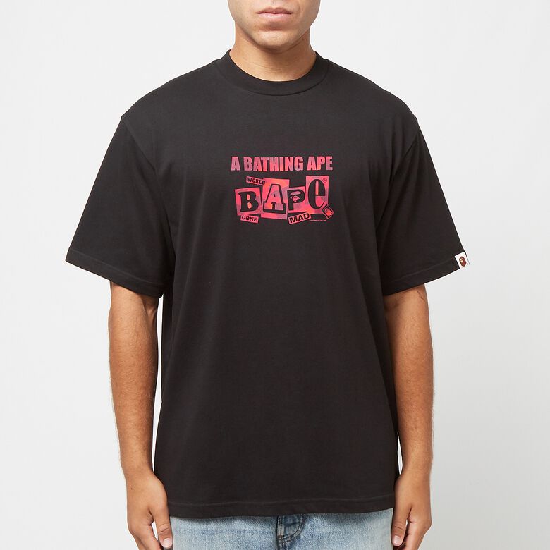 A Bathing Ape Car Graphic Tee M Black